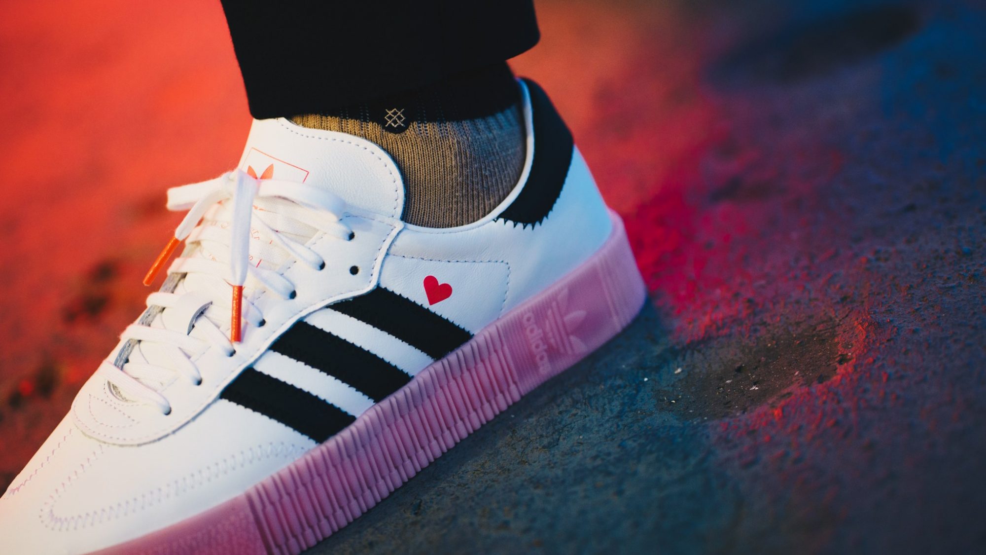 adidas sambarose valentines