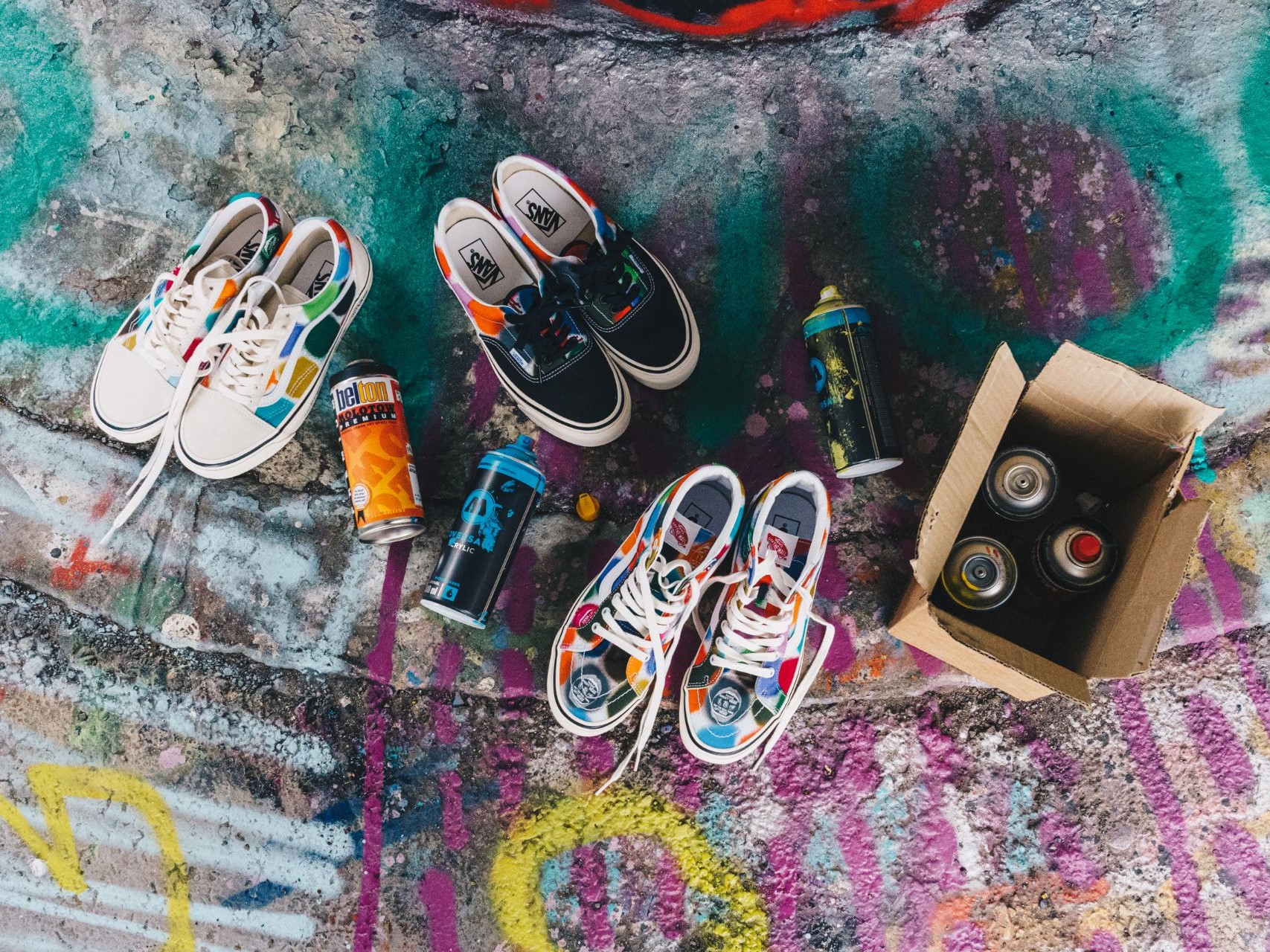 Vans tribute graffiti with the Spray Spots Pack | FTSHP