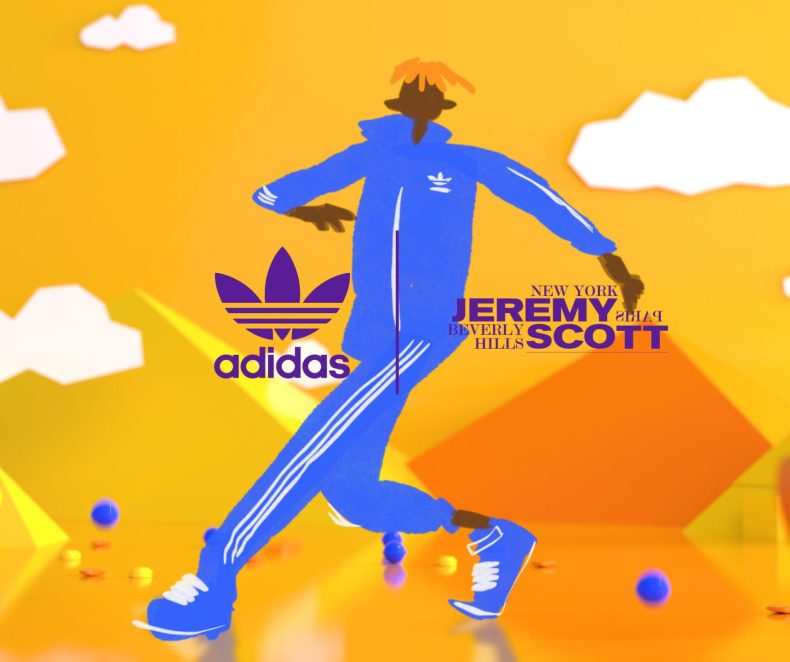 Check out the new, colorful adidas x Jeremy Scott collection